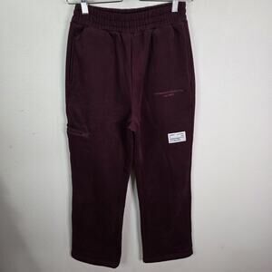 Comfrt Affirmation Sweatpants Maroon Unisex Size XS Comfort NWOT
